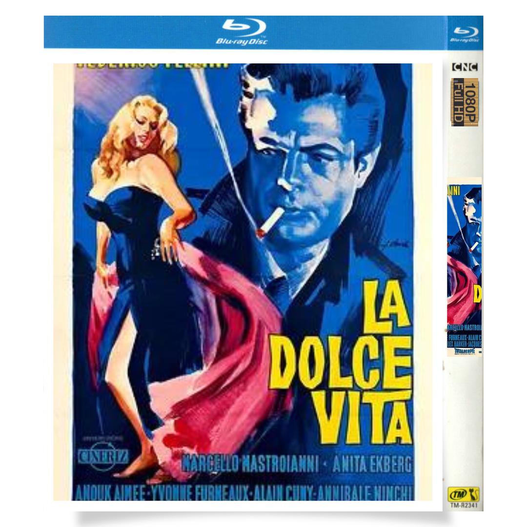 映画「スイーツライフ」 日本語字幕ブルーレイ[Blu-ray-BOX] 1-DISC マルチェロ・マストロヤンニ アニタ・エクバーグ