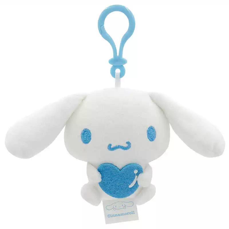サンリオ シナモロール ぬいぐるみ マスコット ハート 9cm キーホルダー