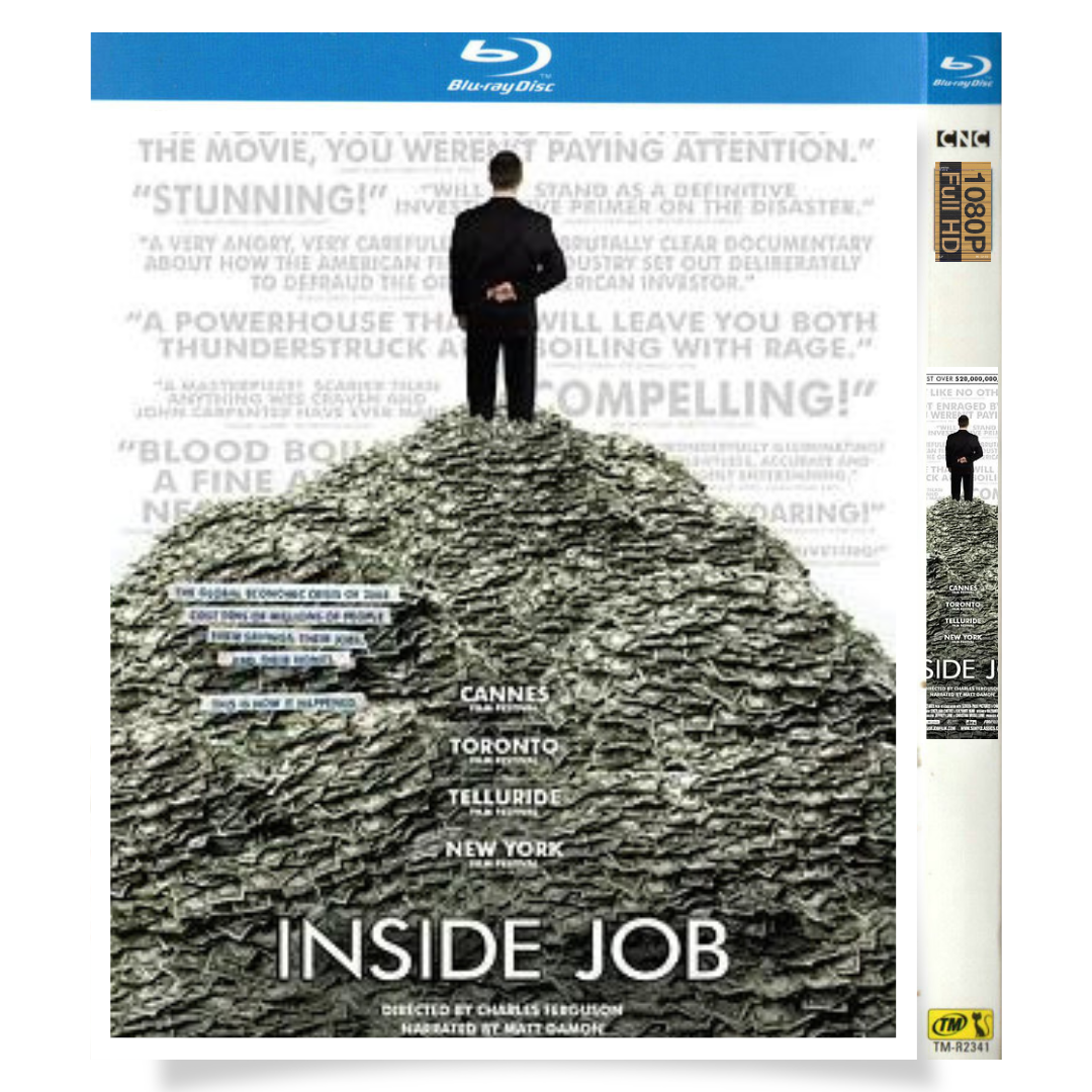 映画「インサイド・ジョブ 世界不況の知られざる真実」 日本語字幕ブルーレイ[Blu-ray-BOX] 1-DISC マット・デイモン ギルフィ・ゾーガ