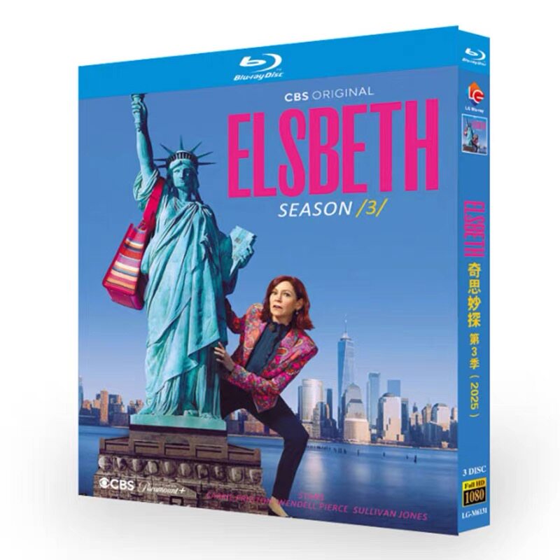 海外ドラマ「エルズベス シーズン3」 ブルーレイ[Blu-ray-BOX] 3-DISC キャリー・プレストン スティーブン・コルベア
