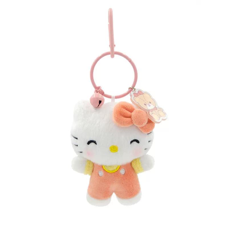 サンリオ ハローキティ ぬいぐるみ マスコット 鈴付き 10cm キーホルダー