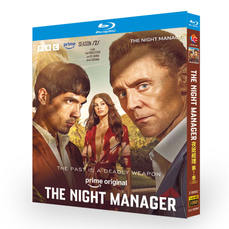 海外ドラマ「ナイト・マネジャー シーズン2」 日本語字幕ブルーレイ[Blu-ray-BOX] 2-DISC トム・ヒドルストン オリヴィア・コールマン