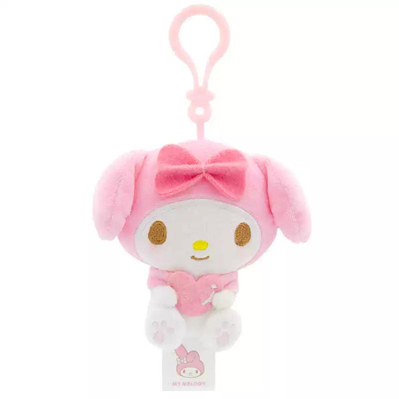 サンリオ マイメロディ ぬいぐるみ マスコット ハート 9cm キーホルダー