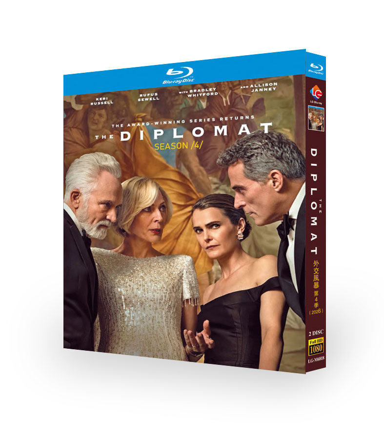 海外ドラマ「ザ・ディプロマット：シーズン4」 ブルーレイ日本語字幕[Blu-ray-BOX] 2-DISC