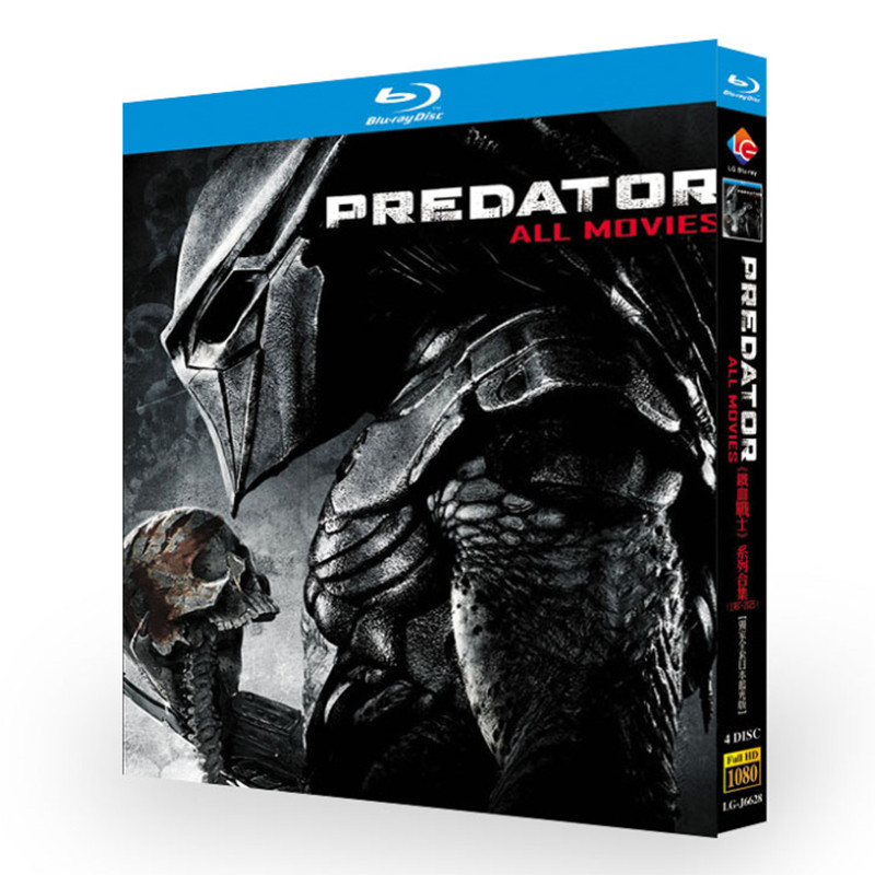 作品集「プレデター 1987-2025」 日本語字幕ブルーレイ[Blu-ray-BOX] 4-DISC エル・ファニング ディミトリウス・シュスター＝コロアマタンギ