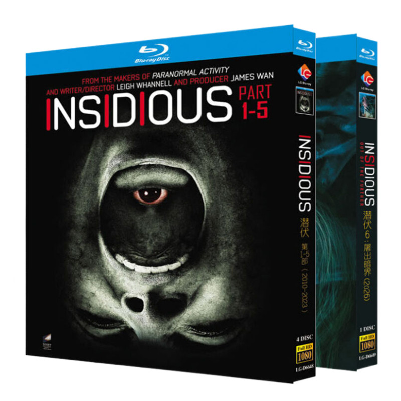 映画作品集「インシディアスシリーズ1-6」 日本語字幕ブルーレイ[Blu-ray-BOX] 6-DISC ローズ・バーン パトリック・ウィルソン