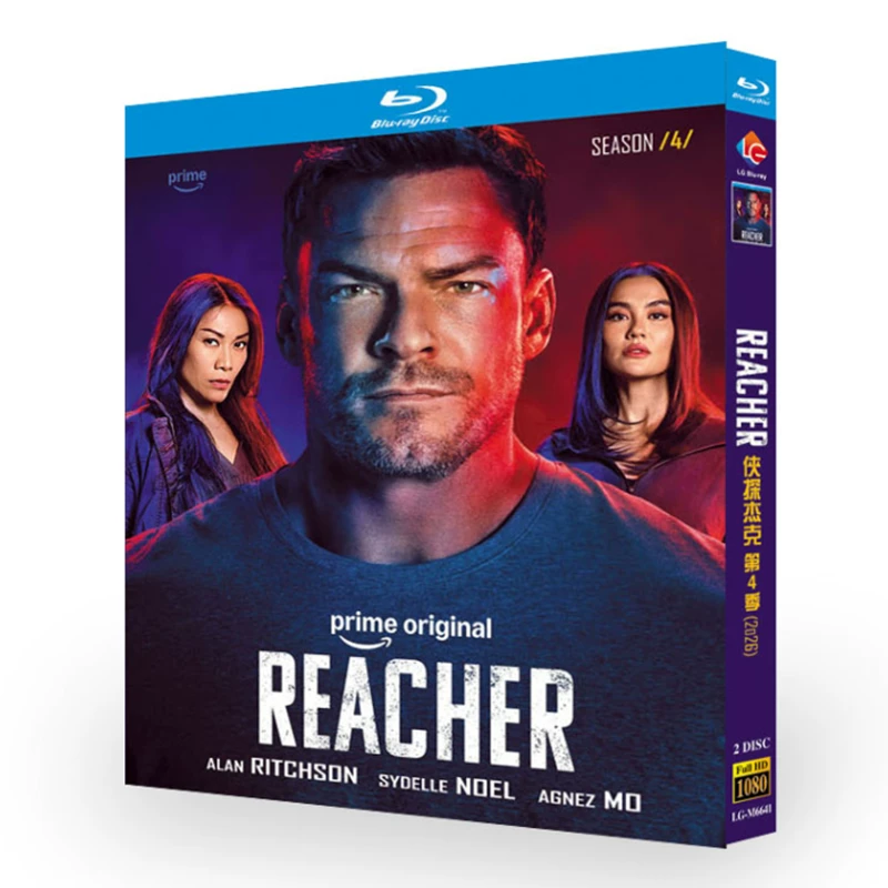 海外ドラマ「リーチャー ～正義のアウトロー～シリーズ4」 日本語字幕ブルーレイ[Blu-ray-BOX] 2-DISC-DISC