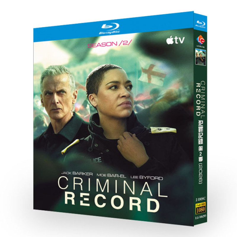 海外ドラマ「クリミナル・レコード シーズン 2」 日本語字幕ブルーレイ[Blu-ray-BOX] 2-DISC ピーター・カパルディ クシュ・ジャンボ