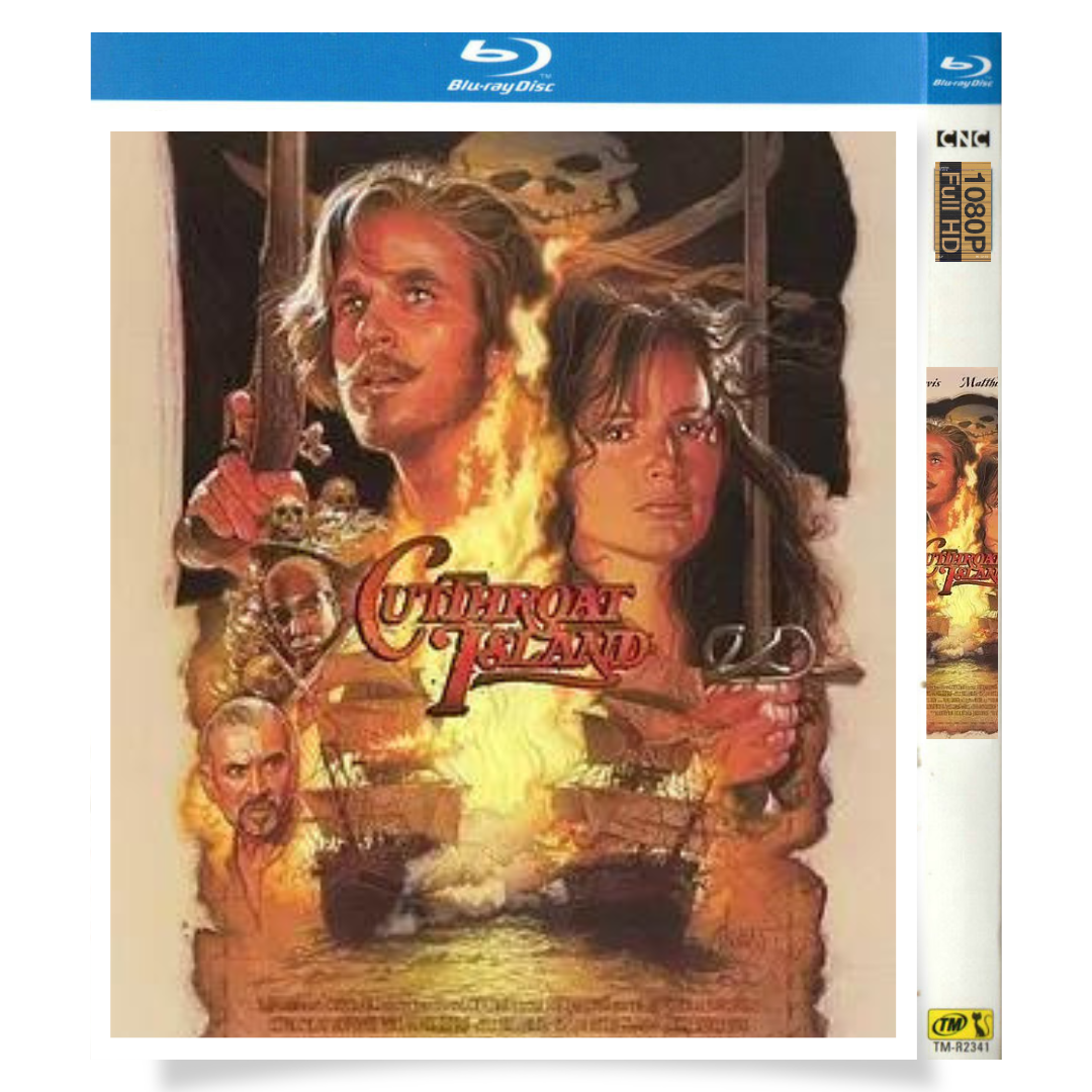 映画「カットスロート・アイランド」 1-DISC ジーナ・デイヴィス マシュー・モーディン