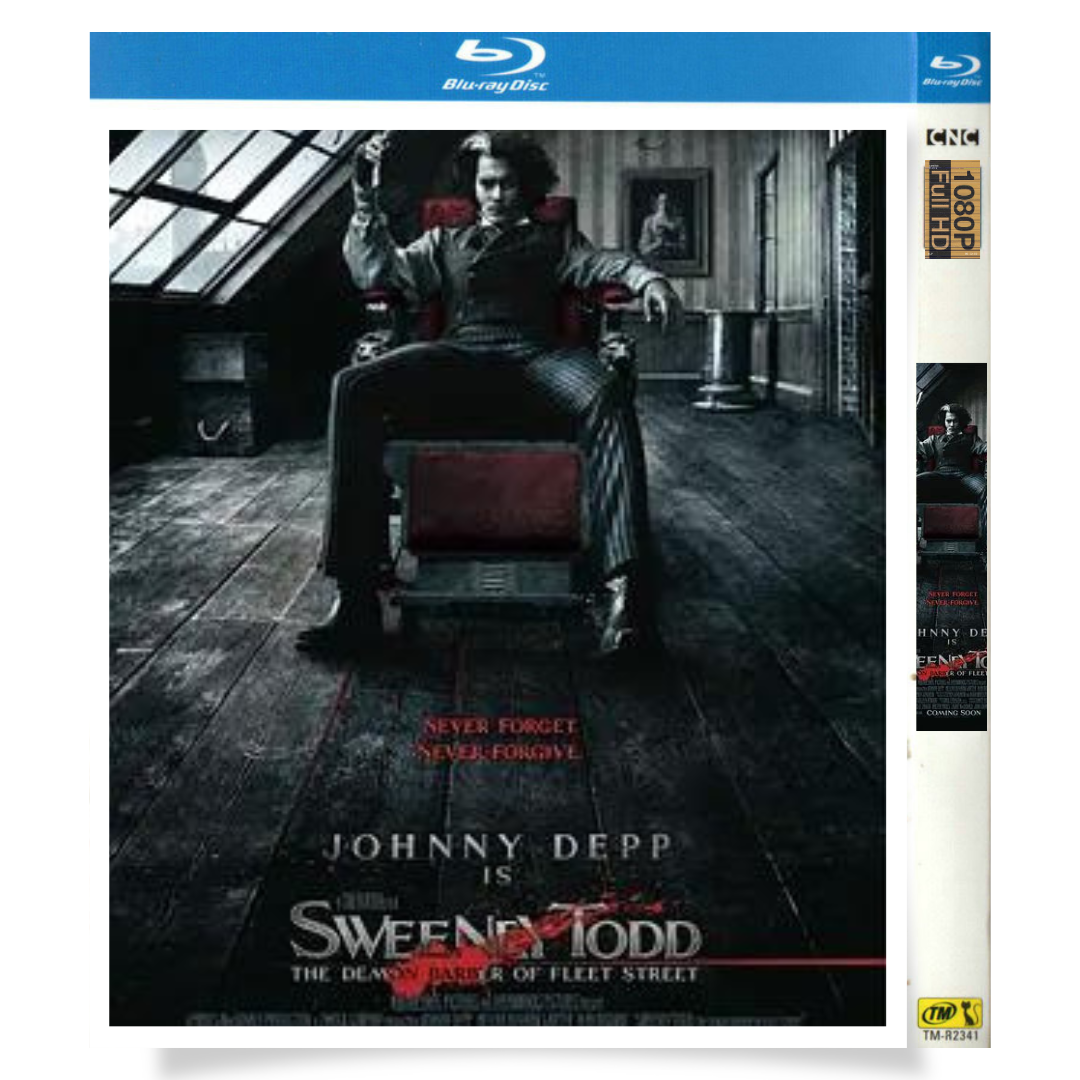 映画「スウィーニー・トッド フリート街の悪魔の理髪師」 日本語字幕ブルーレイ[Blu-ray-BOX] 1-DISC ジョニー・デップ ヘレナ・ボナム＝カーター