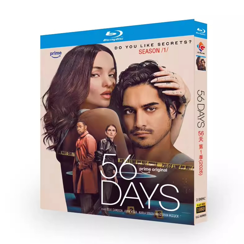 海外ドラマ「56日間」 日本語字幕ブルーレイ[Blu-ray-BOX] 2-DISC ダヴ・キャメロン アヴァン・ジョーギア