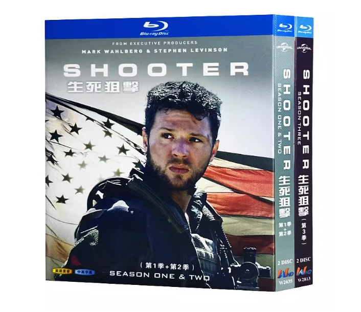 海外ドラマ「ザ・シューター シリーズ3」 日本語字幕ブルーレイ[Blu-ray-BOX] 1-DISC ライアン・フィリップ シャンテル・ヴァンサンテン