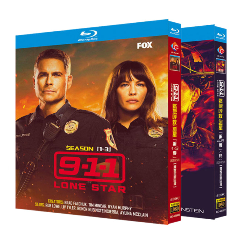 海外ドラマ「9-1-1: LONE STAR シリーズ4-5」 日本語字幕ブルーレイ[Blu-ray-BOX] 4-DISC ロブ・ロウ ローナン・ルーベンスタイン