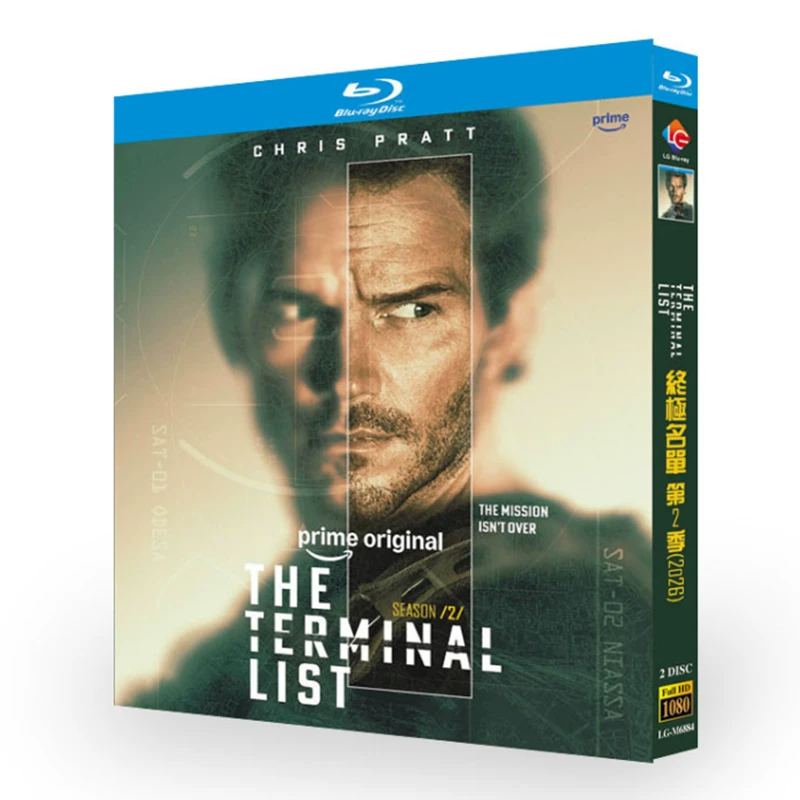 海外ドラマ「ターミナル・リスト シーズン2」 ブルーレイ日本語字幕[Blu-ray-BOX] 2-DISC クリス・プラット ウー・ティエンミン