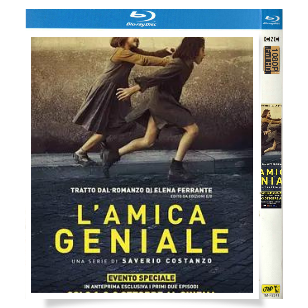 映画「L'amica geniale Season 1 (2018)」 ブルーレイ[Blu-ray-BOX] 3-DISC イリーザ・デル・ジェーニオ ルドヴィカ・ナスティ