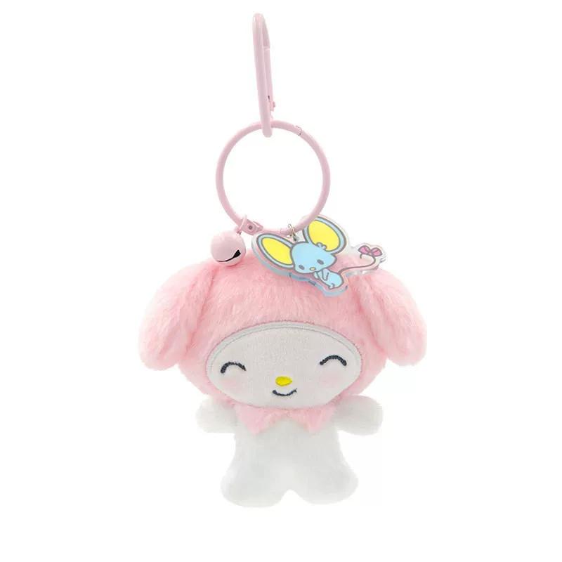 サンリオ マイメロディ ぬいぐるみ マスコット 鈴付き 10cm キーホルダー