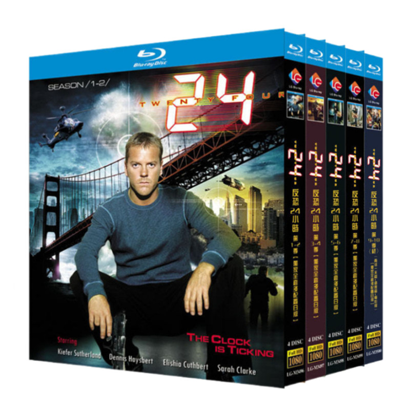 海外ドラマ「24 TWENTY FOUR シーズン9-10」 日本語字幕ブルーレイ[Blu-ray-BOX] 4-DISC キーファー・サザーランド グベンガ・アキナグベ