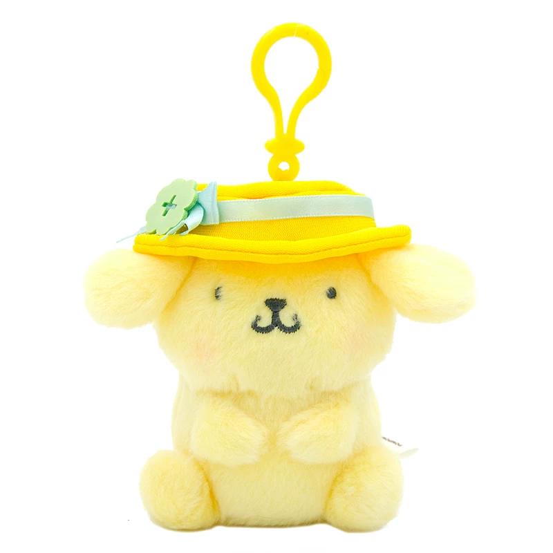 サンリオ ポムポムプリン ぬいぐるみ マスコット お花 13cm キーホルダー