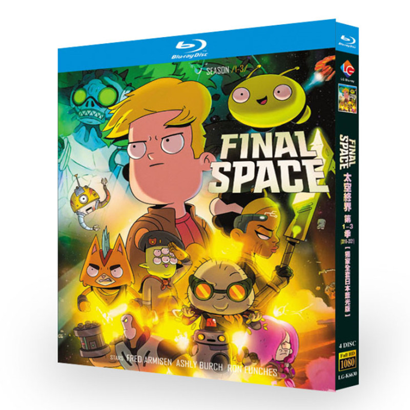 アニメ「ファイナル・スペース: シーズン1/Final Space Season 1 (2018)」 ブルーレイ[Blu-ray-BOX] 4-DISC-DISC オラン・ロジャース フレッド・アーミセン