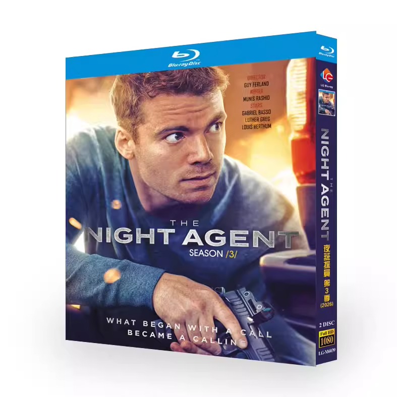 海外ドラマ「ナイト・エージェント シーズン3」 日本語字幕ブルーレイ[Blu-ray-BOX] 2-DISC ガブリエル・バッソ スティーブン・モイヤー