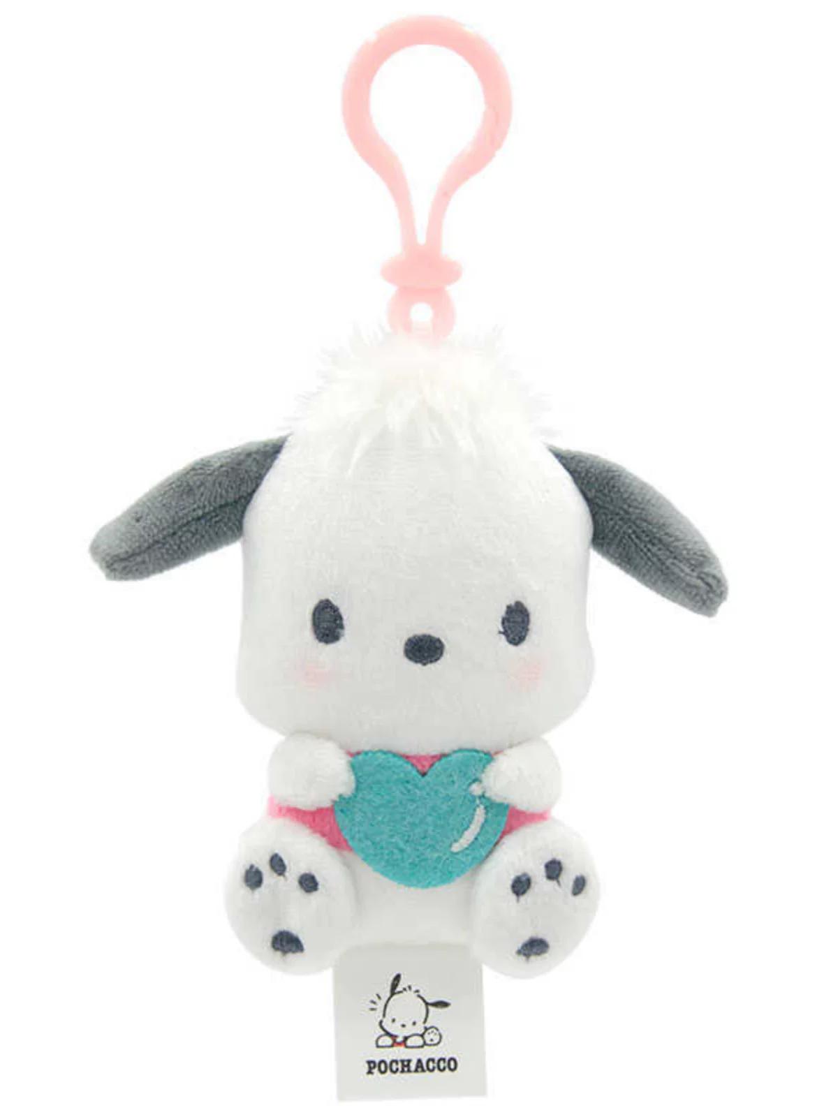 サンリオ ポチャッコ ぬいぐるみ マスコット ハート 9cm キーホルダー