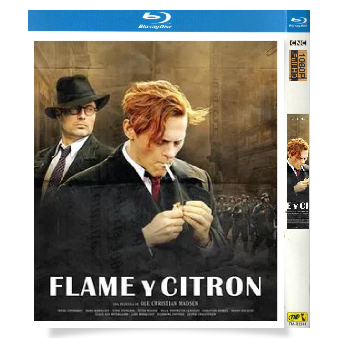 映画「Flame & Citron」 ブルーレイ[Blu-ray-BOX] 1-DISC トア・リントハート マッツ・ミケルセン