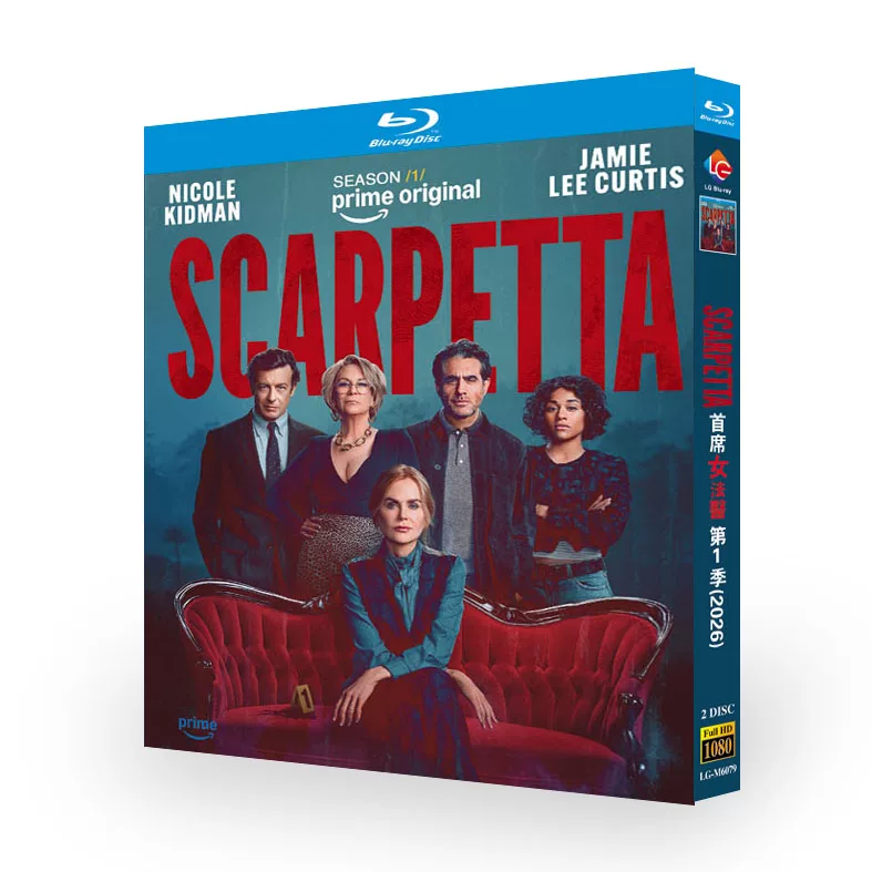 海外ドラマ「スカーペッタ シリーズ1」 日本語字幕ブルーレイ[Blu-ray-BOX] 2-DISC ニコール・キッドマン ジェイミー・リー・カーティス