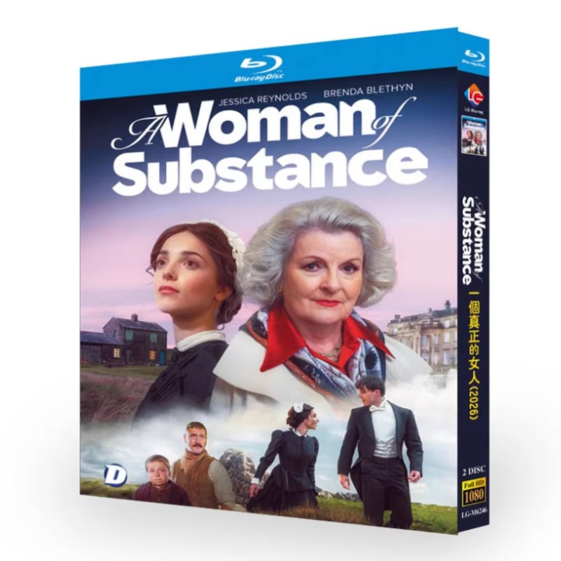 海外ドラマ「A Woman of Substance (2026)」 ブルーレイ[Blu-ray-BOX] 2-DISC ジェシカ・レイノルズ ブレンダ・ブライス
