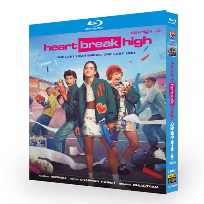 海外ドラマ「ハートブレイク・ハイ シーズン3」 日本語字幕ブルーレイ[Blu-ray-BOX] 2-DISC アエシャ・マードン ジェームズ・マヨス
