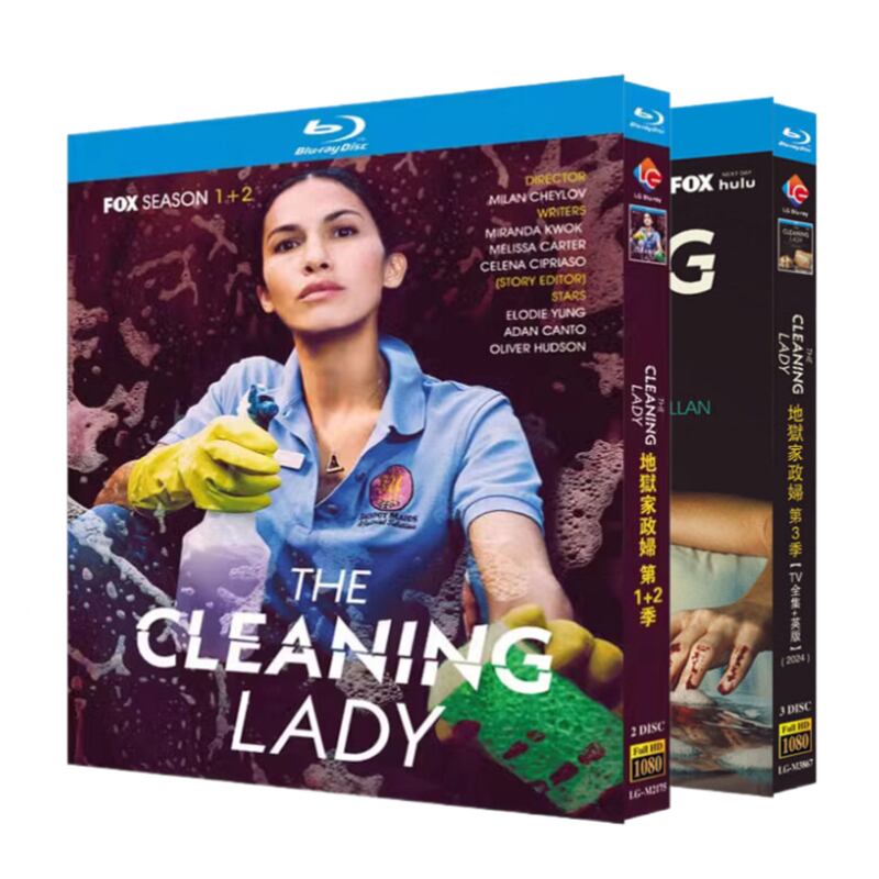 海外ドラマ『the-cleaning-lady-2018』シリーズ1-2　ブルーレイ2-discblu-ray-box高画質海外盤正規品
