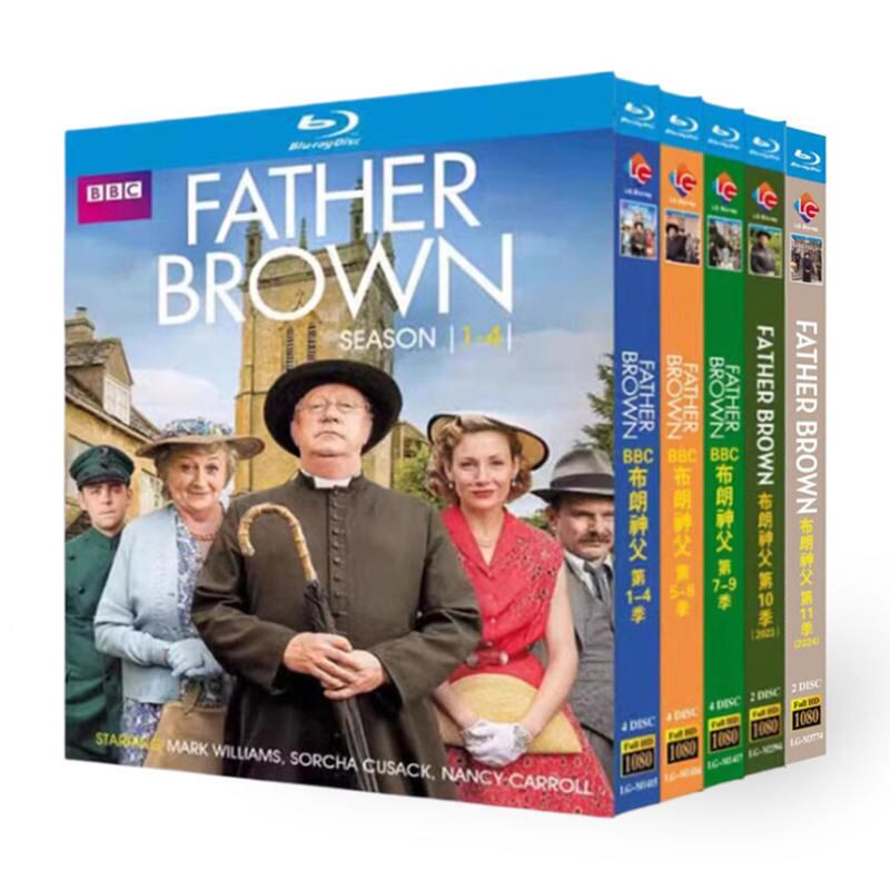『ブラウン神父・シーズン1-4』ブルーレイ4-DISC[Blu-ray-BOX]高画質海外盤正規品