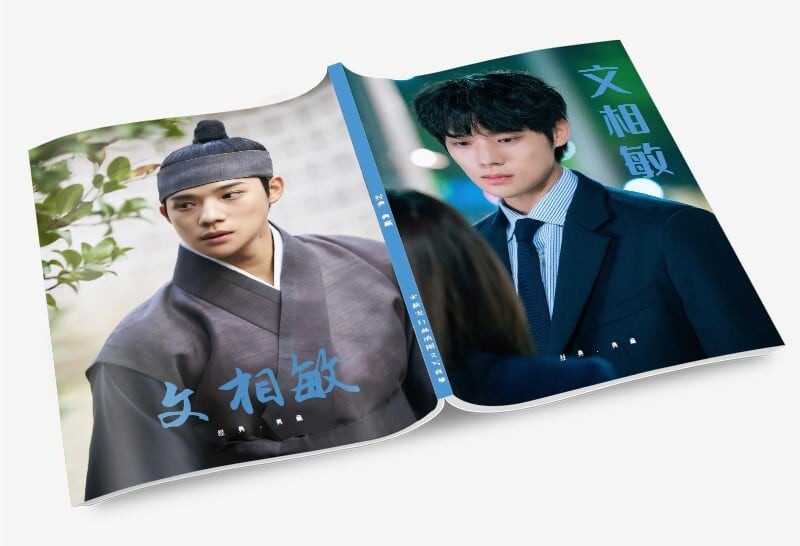 韓国俳優『ムン・サンミン』写真集1冊 A4ポスター4枚 しおり4枚 LOMOカード10枚