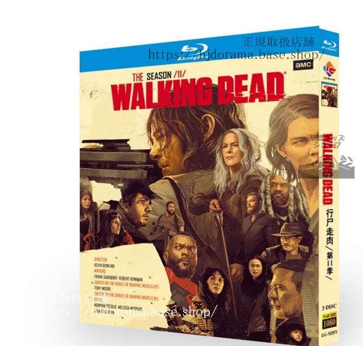 海外ドラマ日本語字幕付き「ウォーキングデッド」シリーズ11　ブルーレイ　-高画質-全話-海外盤正規品