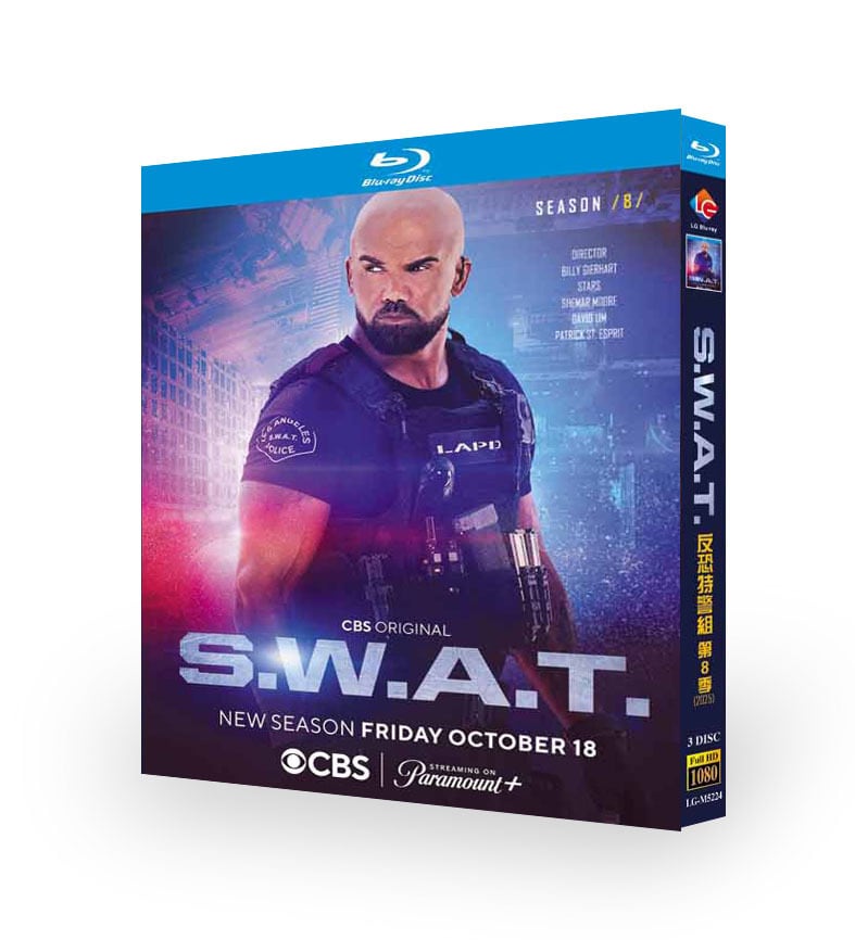 海外ドラマ『S.W.A.T.』シリーズ8ブルーレイ3-DISC[Blu-ray-BOX]