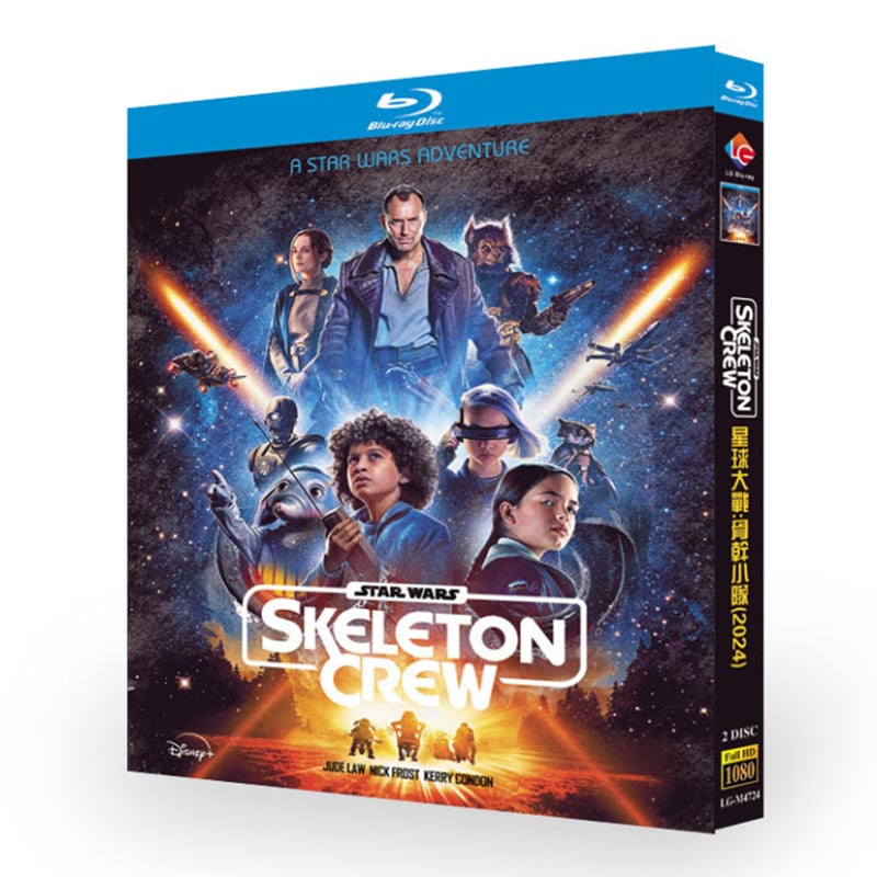 ドラマ日本語字幕「スター・ウォーズ:スケルトン・クルー」ブルーレイ2-DISC[Blu-ray-BOX]高画質海外盤正規品