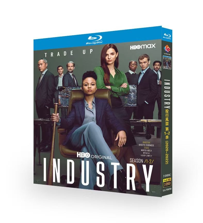 『インダストリー／Industry』シリーズ1-2　ブルーレイ3-DISC[Blu-ray-BOX]高画質海外盤正規品