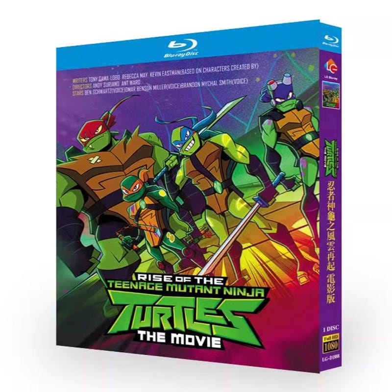 日本語字幕『ライズ・オブ・ミュータント・タートルズ：the-movie-』ブルーレイ1-discblu-ray-box高画質海外盤正規品