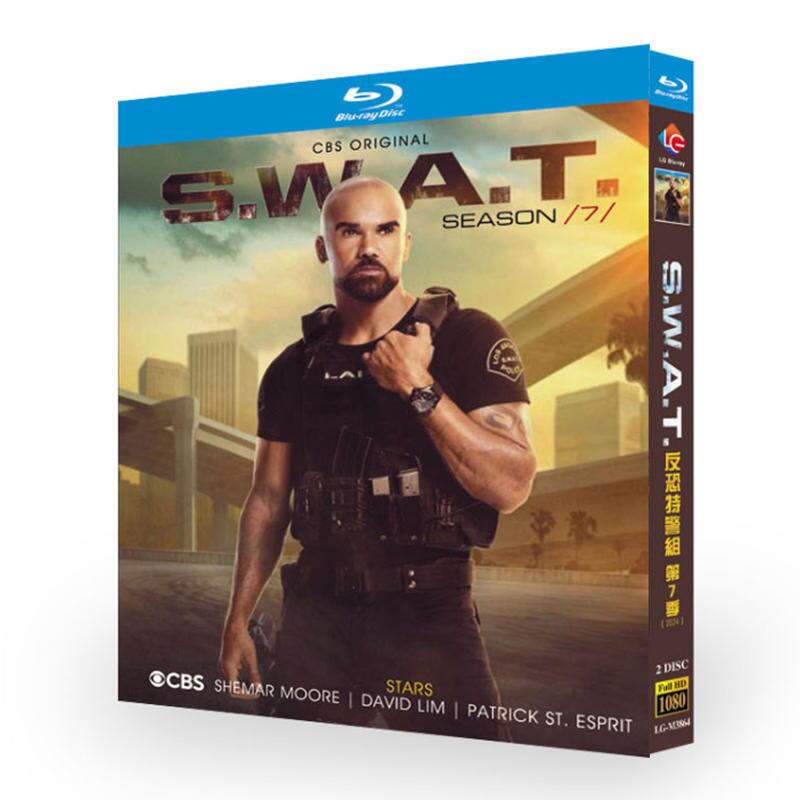 『S.W.A.T. Season 7 (2024)』ブルーレイ２-DISC[Blu-ray-BOX]高画質海外盤正規品