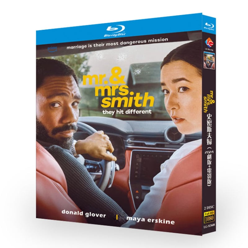 ドラマ版日本語字幕「Mr.＆Mrs.スミス」ブルーレイ2-DISC[Blu-ray-BOX]高画質海外盤正規品