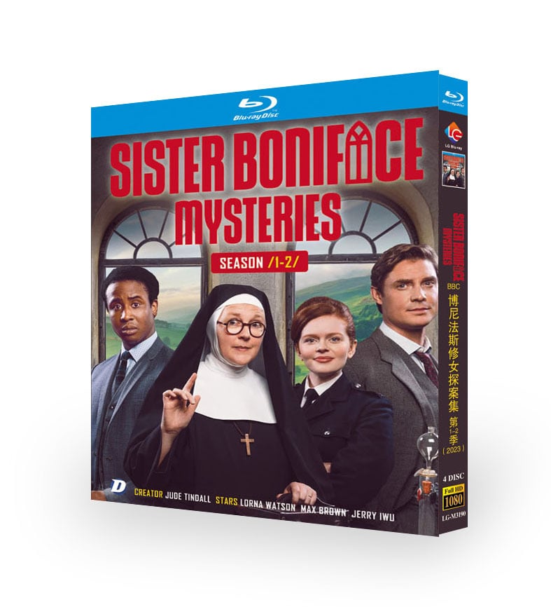 『シスター探偵ボニファス シーズン 1-2』ブルーレイ4-DISC[Blu-ray-BOX]高画質正規品