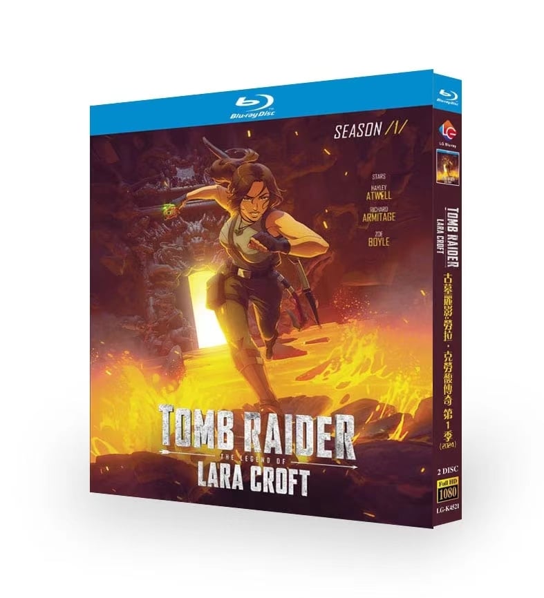 アニメ日本語字幕『トゥームレイダー: レジェンド・オブ・ララ・クロフト』ブルーレイ2-DISC[Blu-ray-BOX]高画質海外盤正規品