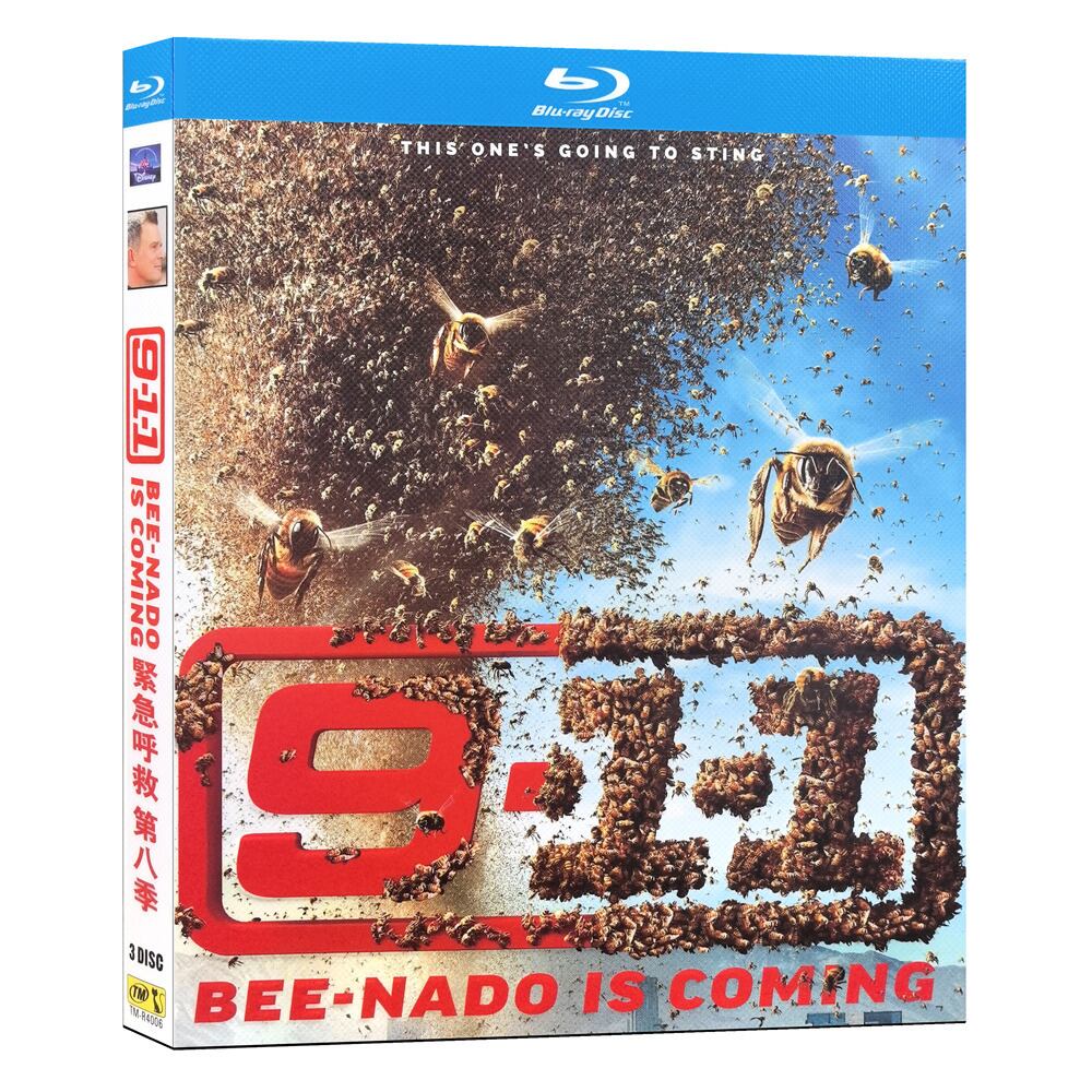 海外ドラマ日本語字幕『 9-1-1：LA救命最前線 シーズン8/9-1-1 Season 8 (2024)』ブルーレイ3-DISC[Blu-ray-BOX]