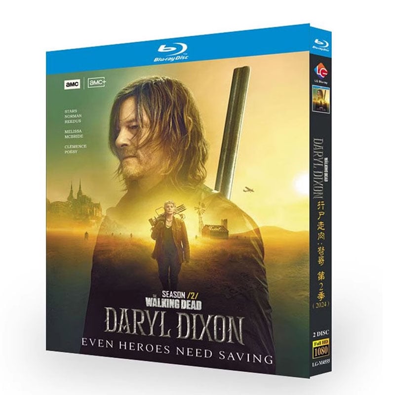 海外ドラマ『ウォーキング・デッド：ダリル・ディクソン』シーズン2　ブルーレイ2-DISC[Blu-ray-BOX]高画質海外盤正規品