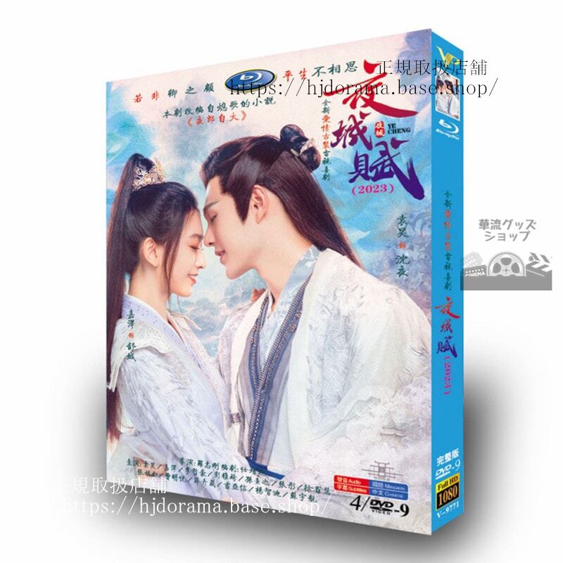 中国ドラマ　夜城賦　2023　 DVD　ジャケット経済版　高画質　全話 海外盤正規品