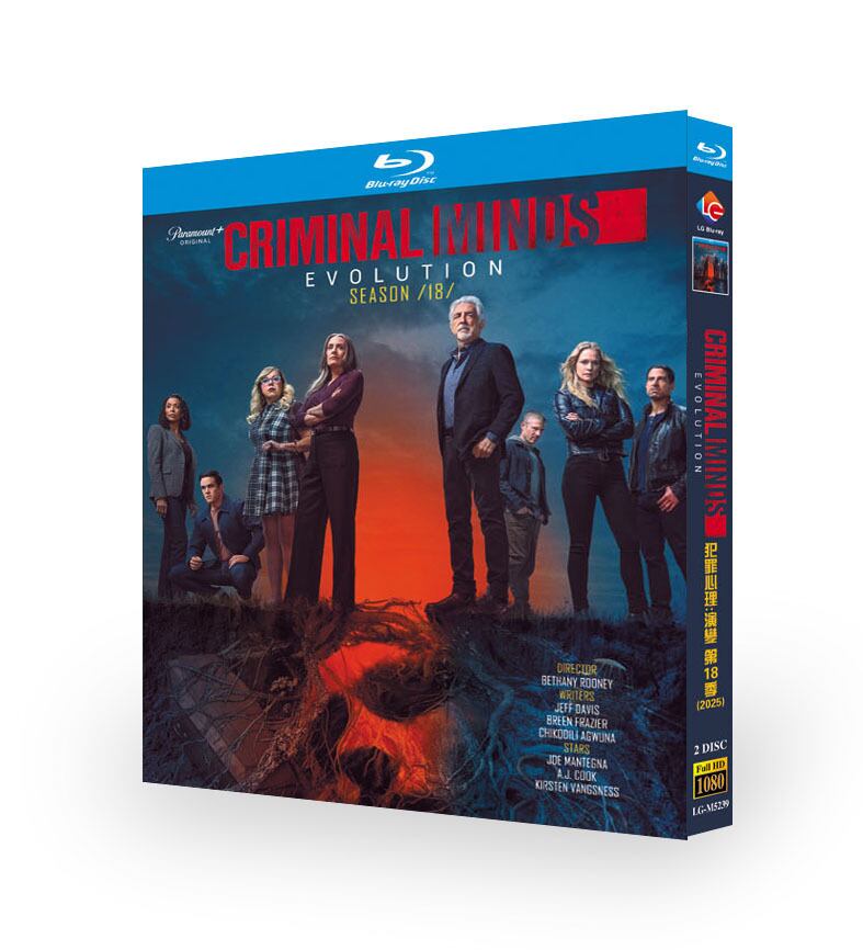 海外ドラマ日本語字幕『クリミナル・マイン　シーズン18』ブルーレイ2-DISC[Blu-ray-BOX]