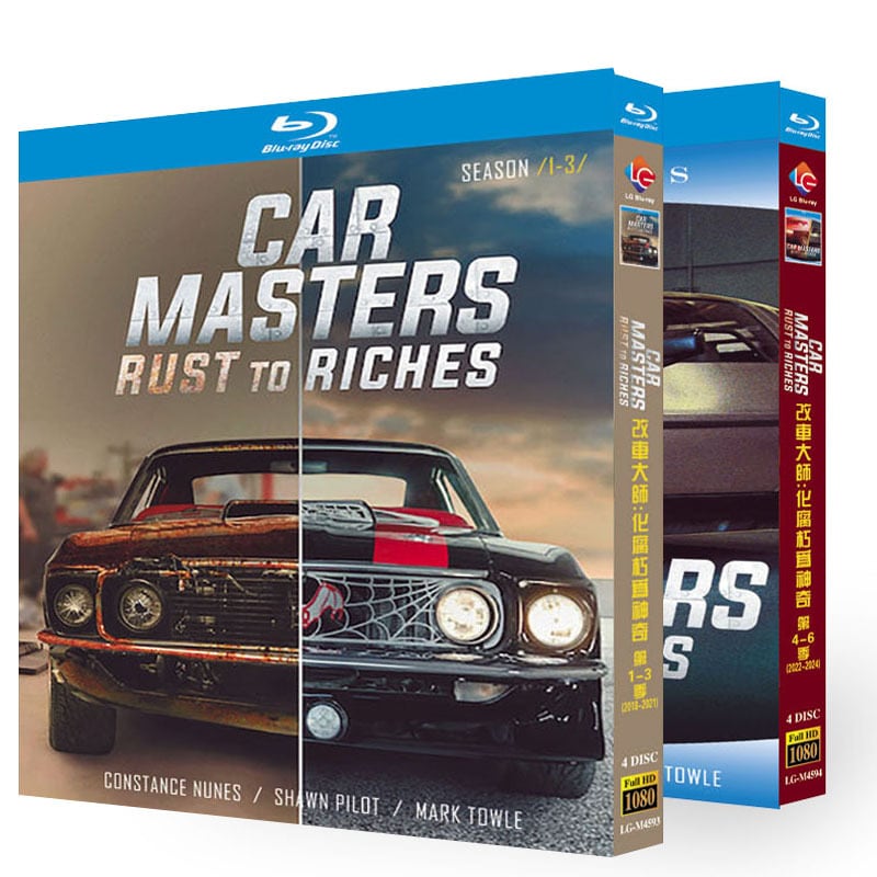 日本語字幕『カー・マスターズ ～スクラップがお宝に変わるまで～』シリーズ1-3　ブルーレイ4-DISC[Blu-ray-BOX]高画質海外盤正規品