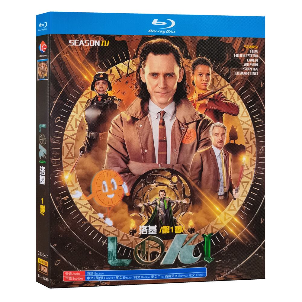 ドラマ日本語字幕『ロキ』（Loki）ブルーレイ2-DISC[Blu-ray-BOX]高画質正規品