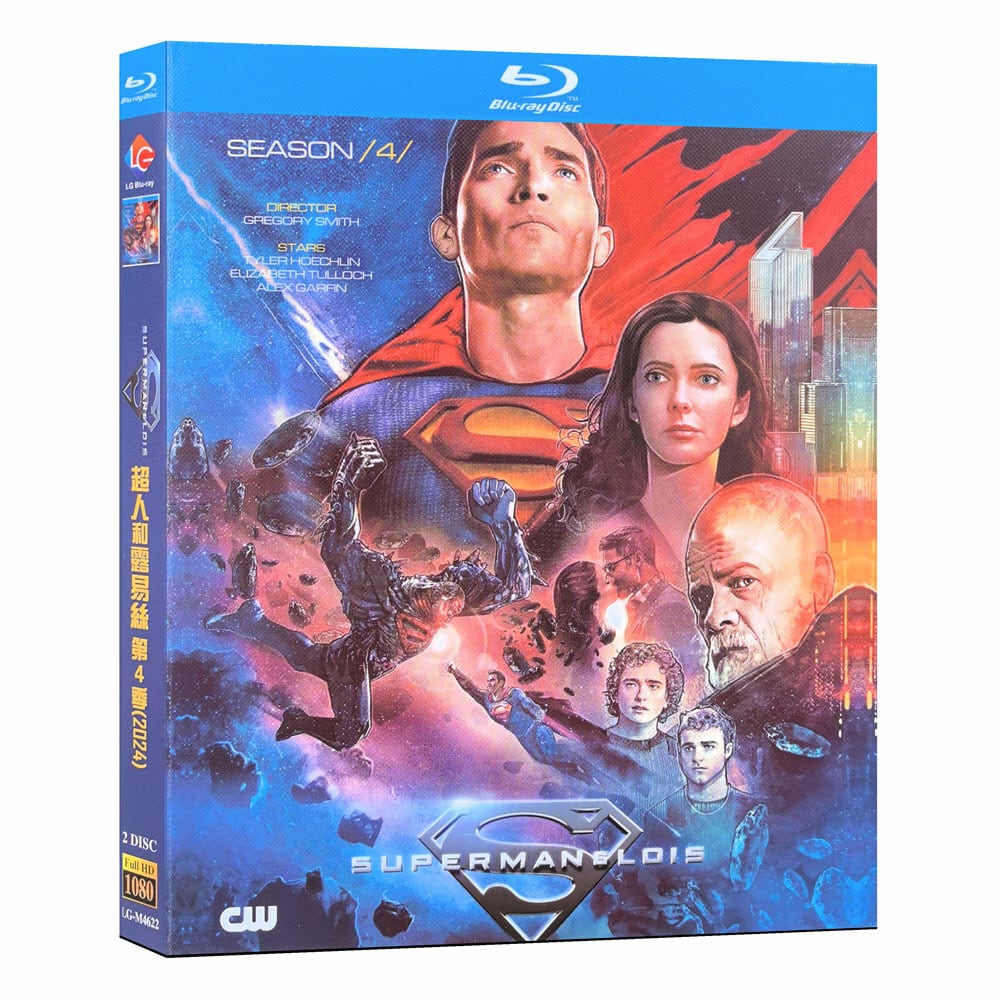 海外ドラマ『Superman & Lois Season 4 (2024)』ブルーレイ2-DISC[Blu-ray-BOX]高画質海外盤正規品