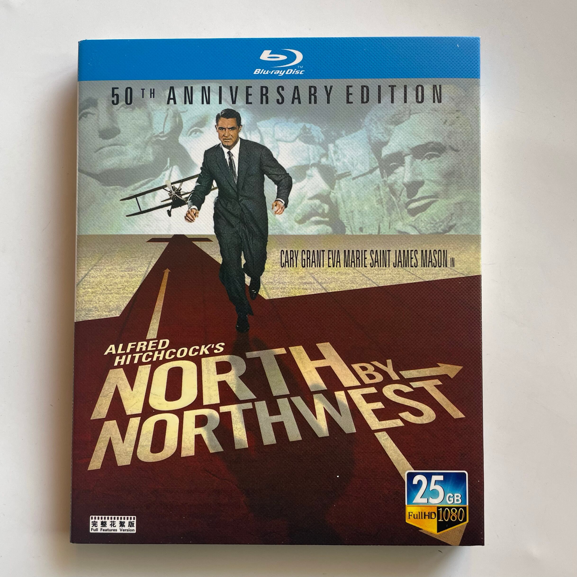 映画日本語字幕『北北西に進路を取れ』ブルーレイ1-discblu-ray-box高画質海外盤正規品