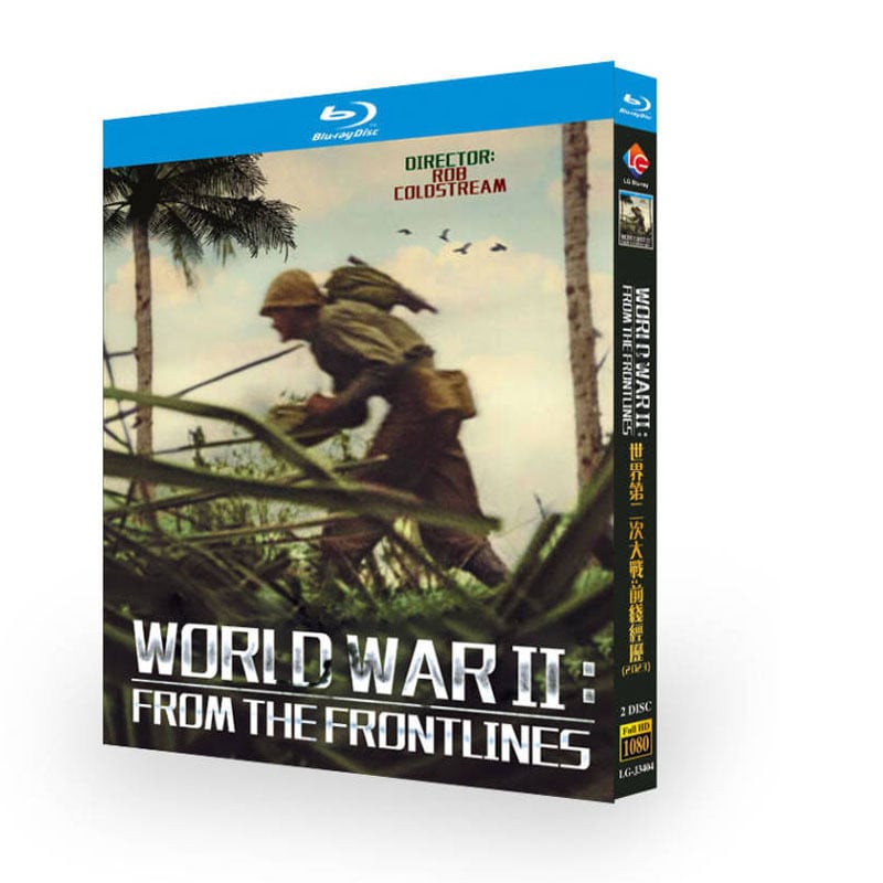 ドキュメンタリー日本語字幕「第二次世界大戦：最前線よりの旅人」ブルーレイ2-DISC[Blu-ray-BOX]高画質正規品